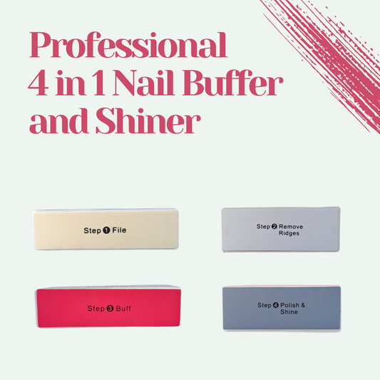 Professional 4-in-1 Nail Buffer and Shine